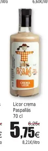 FROIZ PASPALLÁS Licor crema oferta