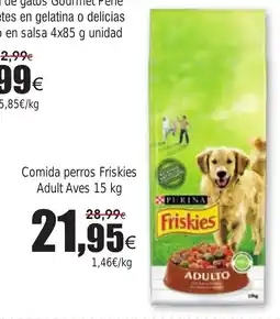 FROIZ Comida perros Friskies Adult Aves oferta