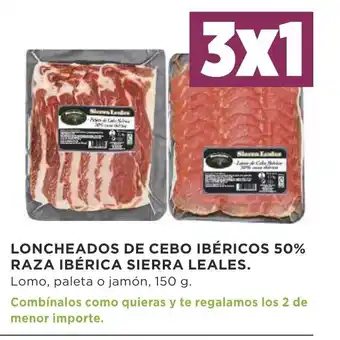 Supercor Loncheados De Cebo Ibèricos 50% Raza Ibèrica Sierra Leales 150g oferta