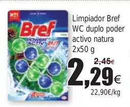 FROIZ Limpiador Bref WC duplo poder activo natura oferta