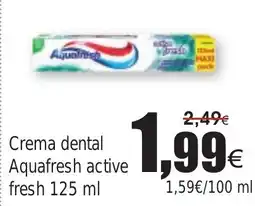 FROIZ Crema dental Aquafresh active fresh oferta