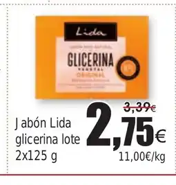 FROIZ Jabón Lida glicerina lote oferta