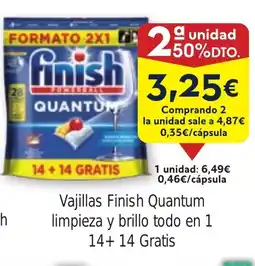 FROIZ Vajillas Finish Quantum limpieza y brillo todo en 1 oferta