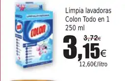 FROIZ Limpia lavadoras Colon Todo en 1 oferta
