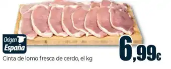 Unide Market Cinta de lomo fresca de cerdo oferta