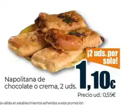 Unide Market Napolitana de chocolate o crema oferta
