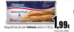 Unide Market MAHESO Baguetinas de pan oferta