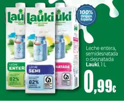 Unide Market LAUKI Leche entera, semidesnatada o desnatada oferta
