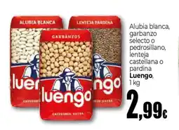Unide Market LUENGO Alubia blanca, garbanzo selecto o pedrosillano, lenteja castellana o pardina oferta