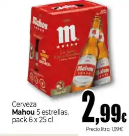 Unide Market MAHOU Cerveza 5 estrellas oferta