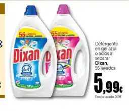 Unide Market DIXAN Detergente en gel azul o adiós al separar oferta