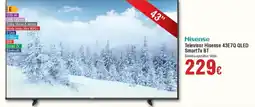 Hiper FROIZ HISENSE Televisor Hisense 43E7Q QLED SmartTv BT oferta