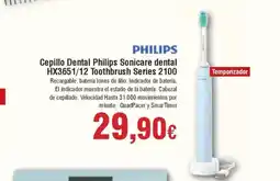 Hiper FROIZ PHILIPS Cepillo Dental Sonicare dental HX3651/12 Toothbrush Series 2100 oferta