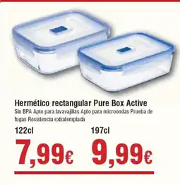 Hiper FROIZ Hermético rectangular Pure Box Active oferta