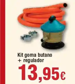 Hiper FROIZ Kit goma butano + regulador oferta