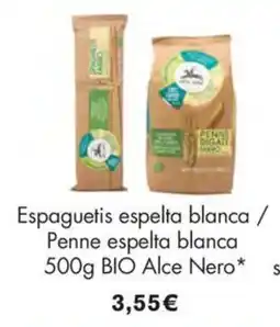 NaturaSí ALCE NERO Espaguetis espelta blanca / Penne espelta blanca oferta