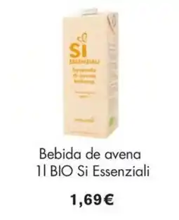 NaturaSí Bebida de avena 11 BIO Si Essenziali oferta
