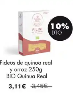 NaturaSí QUINUA REAL Fideos de quinoa real y arroz BIO oferta