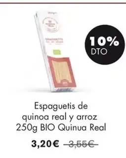 NaturaSí QUINUA REAL Espaguetis de quinoa real y arroz BIO oferta
