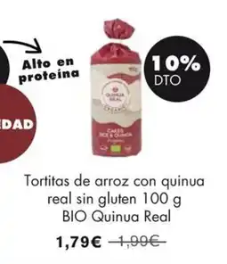 NaturaSí QUINUA REAL Tortitas de arroz con quinua real sin gluten BIO oferta