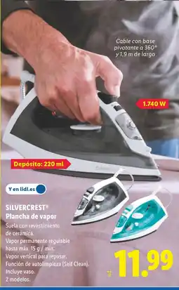 Lidl SILVERCREST Plancha de vapor oferta