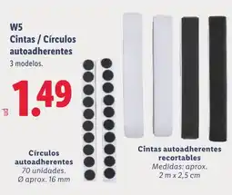 Lidl W5 Cintas / Círculos autoadherentes oferta