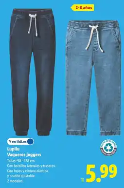 Lidl LUPILU Vaqueros joggers oferta