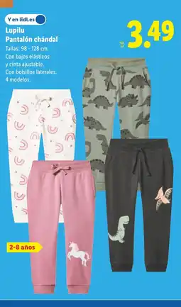 Lidl LUPILU Pantalón chándal oferta