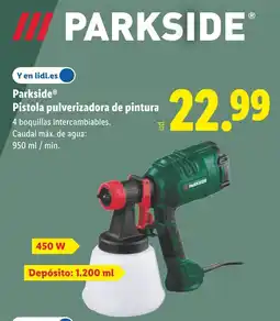 Lidl PARKSIDE Pistola pulverizadora de pintura oferta