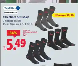 Lidl DUNLOP Calcetines de trabajo oferta