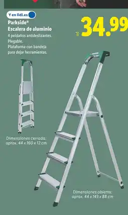Lidl PARKSIDE Escalera de aluminio oferta