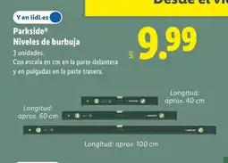 Lidl PARKSIDE Niveles de burbuja oferta