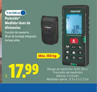 Lidl PARKSIDE Medidor láser de distancias oferta