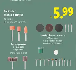 Lidl PARKSIDE Brocas y puntas oferta