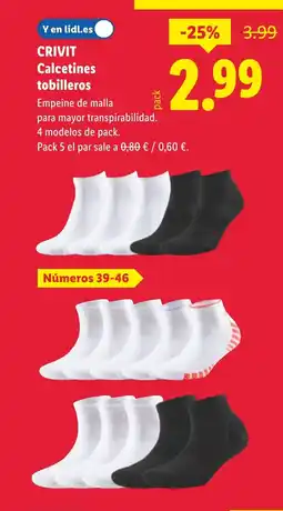 Lidl CRIVIT Calcetines tobilleros oferta