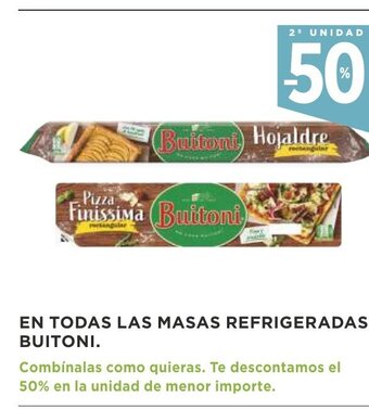 Supercor En Todas Las Masas Refrigeradas Buitoni oferta