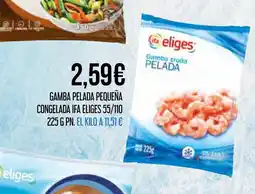 Claudio IFA ELIGES Gamba pelada pequeña congelada oferta