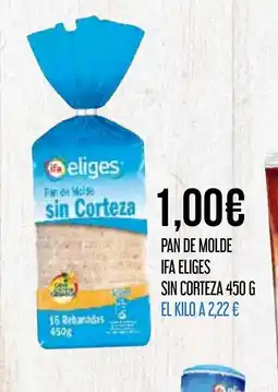 Claudio Pan de molde ifa eliges sin corteza oferta