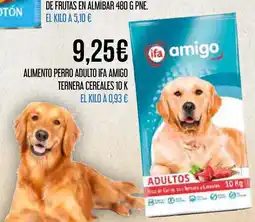 Claudio IFA AMIGO Alimento perro adulto ternera cereales oferta