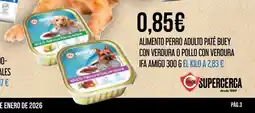 Claudio IFA AMIGO Alimento perro adulto paté buey con verdura o pollo con verdura oferta