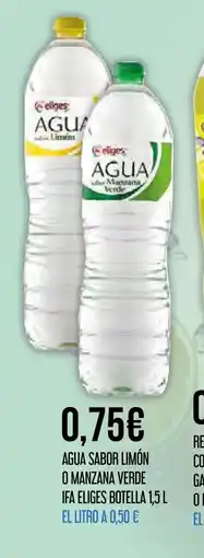 Claudio IFA ELIGES Agua sabor limón o manzana verde oferta