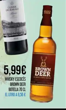 Claudio BROWN DEER Whisky escocés oferta