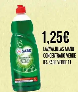 Claudio IFA SABE Lavavajillas mano concentrado verde oferta
