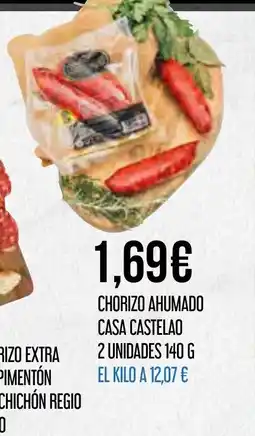 Claudio Chorizo ahumado casa castelao 2 unidades oferta