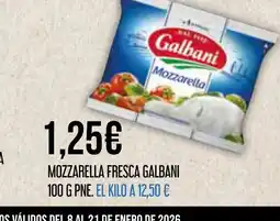 Claudio GALBANI Mozzarella fresca oferta
