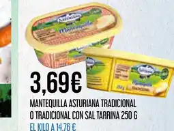 Claudio Mantequilla asturiana tradicional o tradicional con sal tarrina oferta