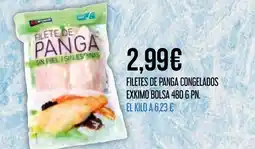 Claudio Filetes de panga congelados exkimo bolsa oferta