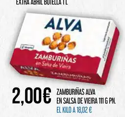 Claudio ALVA Zamburiñas en salsa de vieira oferta