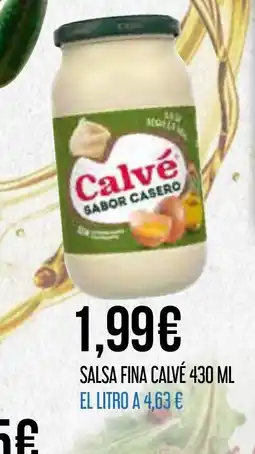 Claudio CALVÉ Salsa fina oferta