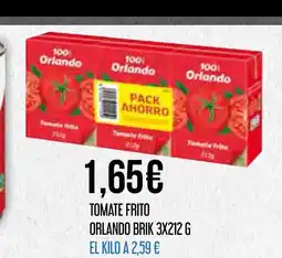 Claudio ORLANDO Tomate frito oferta